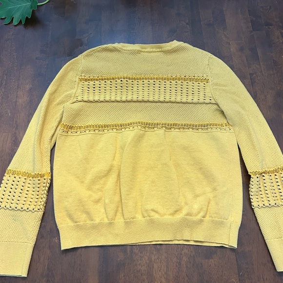 One Grey Day Yellow Knit Sweater - Picture 5 of 6